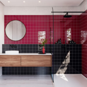 Le Monde du Carrelage - Vilar Alvaro - 10x10 burdeos+negro